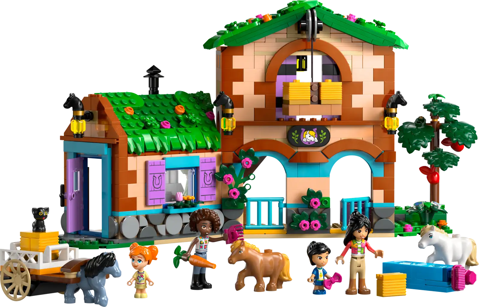 Completely Built Lego® Set of Pony Ranch & Stable