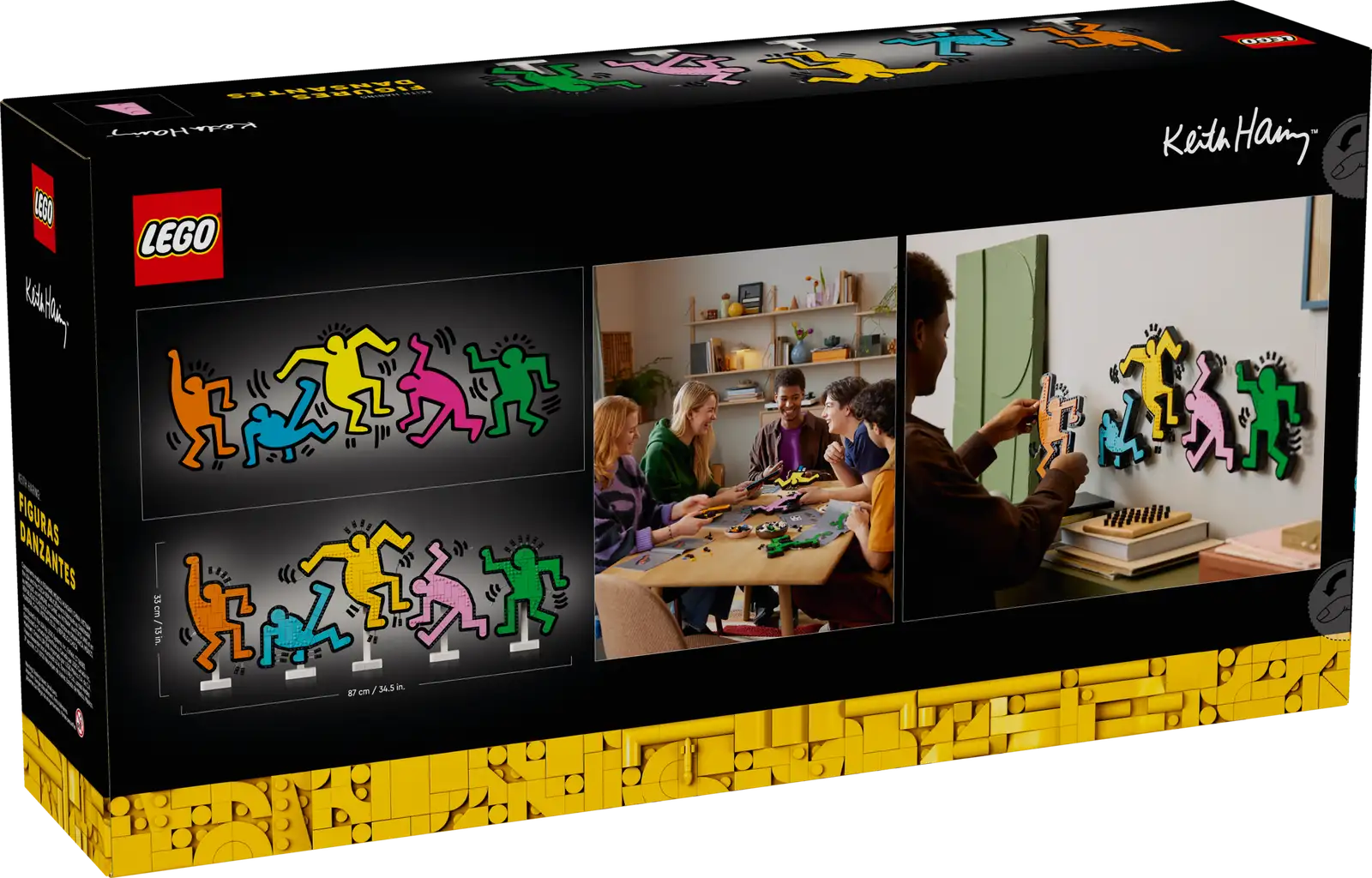 31216-1 Keith Haring – Dancing Figures Retail Box of Lego® Set of Keith Haring – Dancing Figures