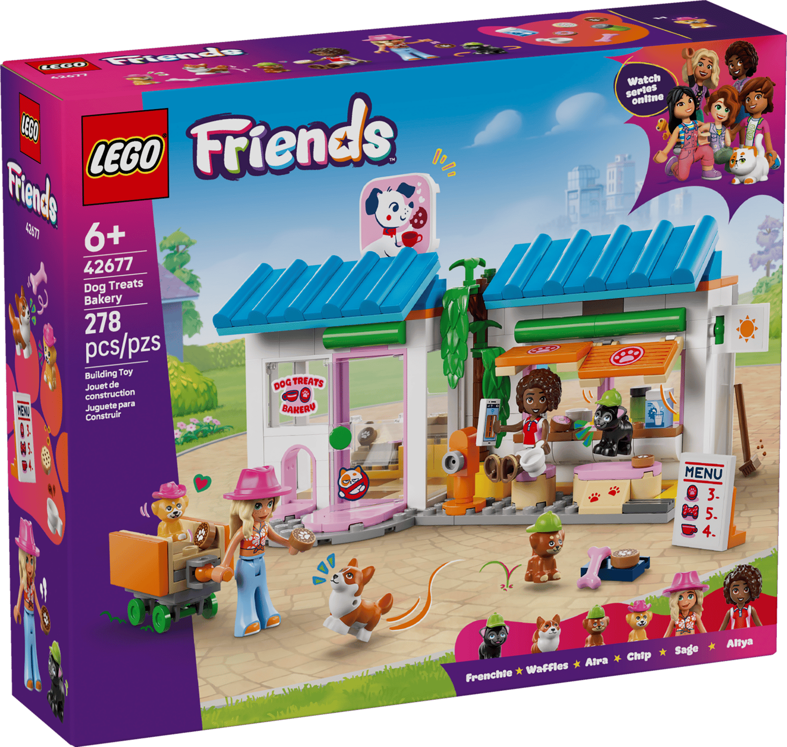 42677-1 Dog Treats Bakery Retail Box of Lego® Set of Dog Treats Bakery