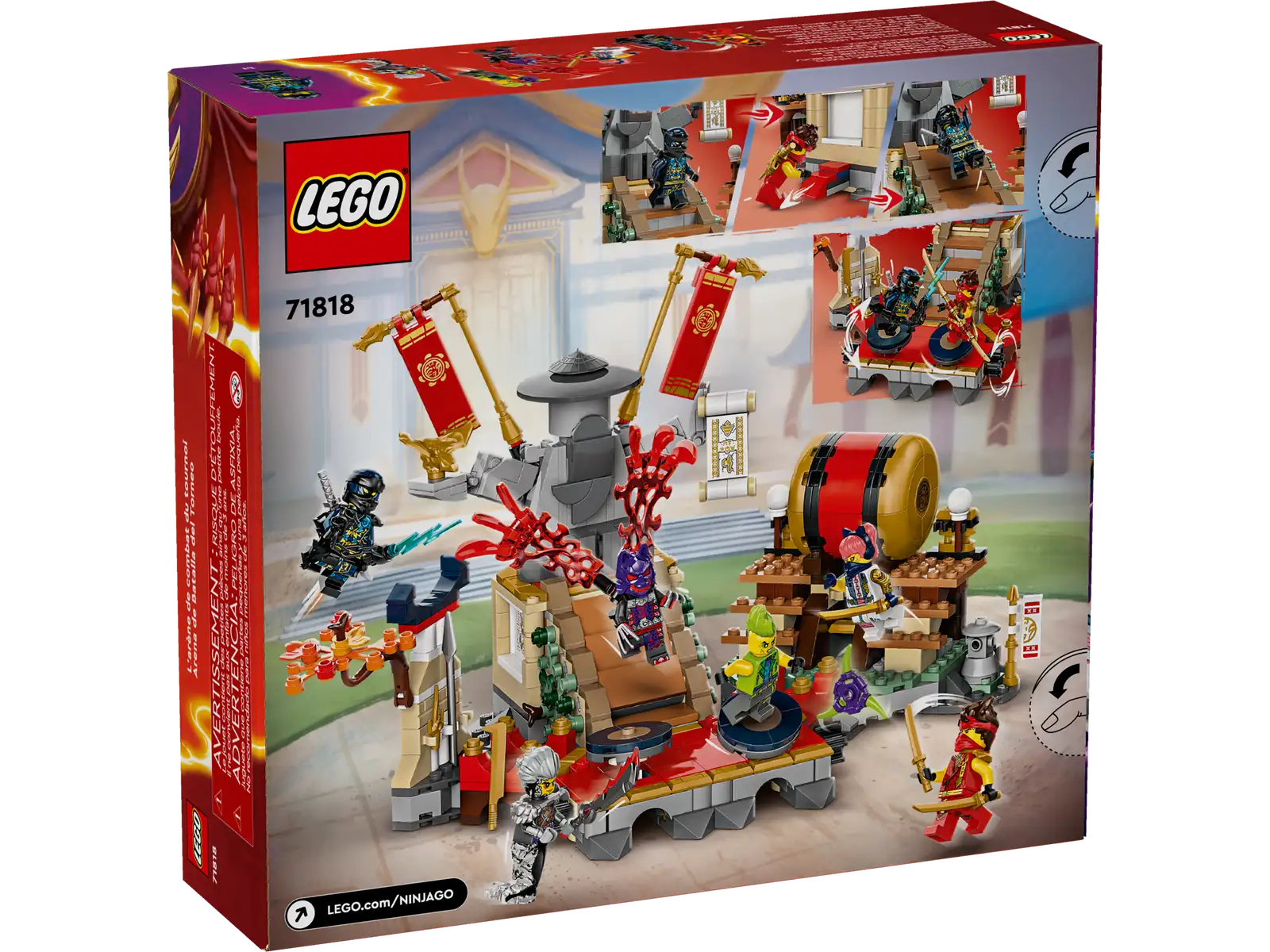 71818-1 Tournament Battle Arena Retail Box of Lego® Set of Tournament Battle Arena
