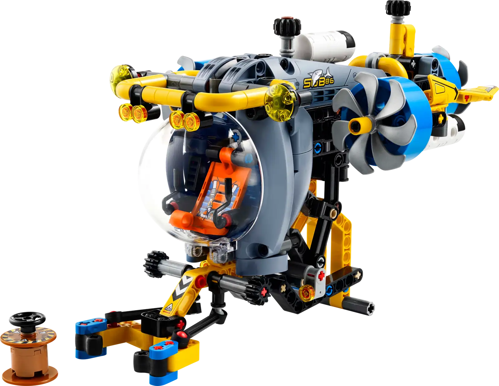 Completely Built Lego® Set of Deep-Sea Research Submarine