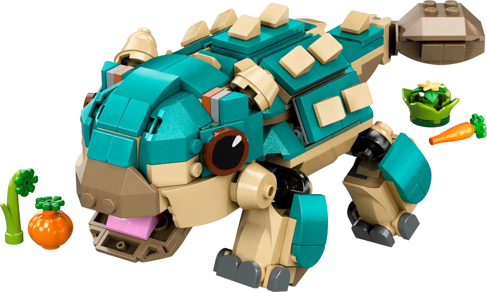Completely Built Lego® Set of Baby Bumpy: Ankylosaurus
